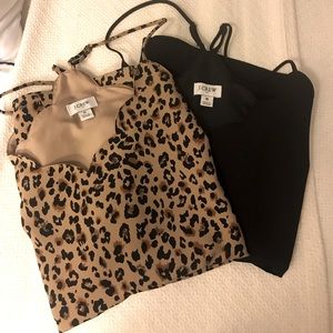 2 x JCREW scalloped edge date night (summer) and layering camisoles (winter)